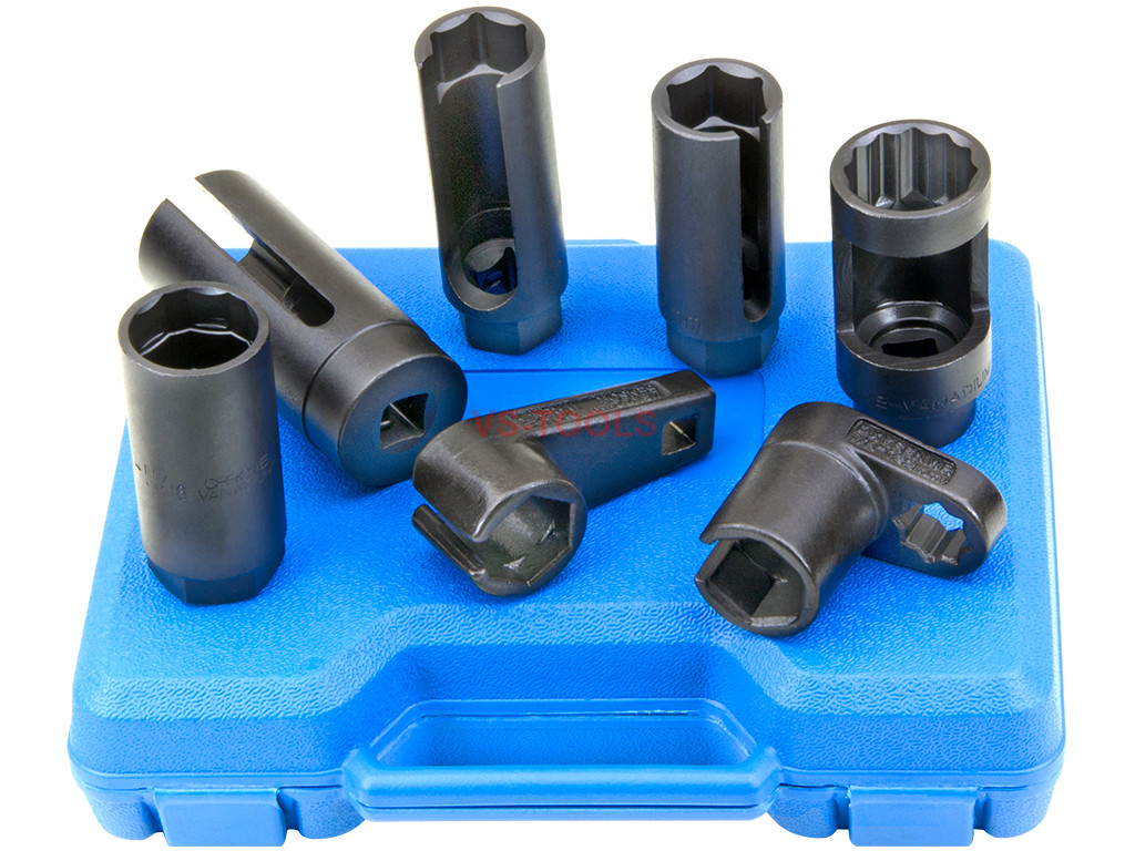 7pcs Oxygen O2 Sensor Diesel Fuel Injector Solenoid Wrench